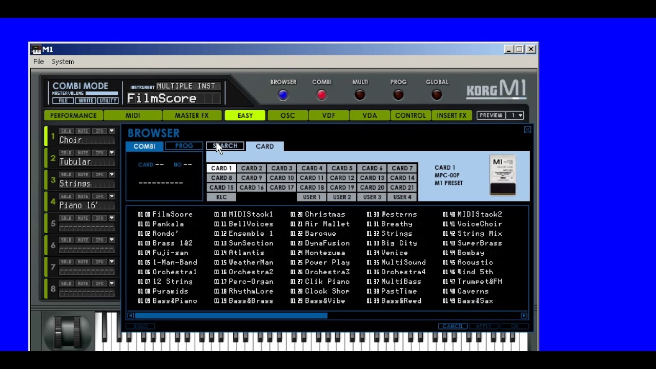 disminuir la latencia korg m1