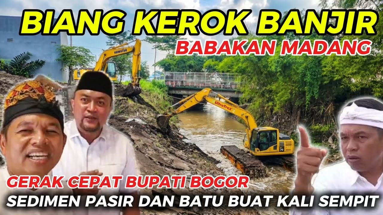 GILA‼️KDM & BUPATI BOGOR SEMAKIN MYALA🔥GERAK CEPAT NORMALISASI KALI YANG VIRAL DI BABAKAN MADANG