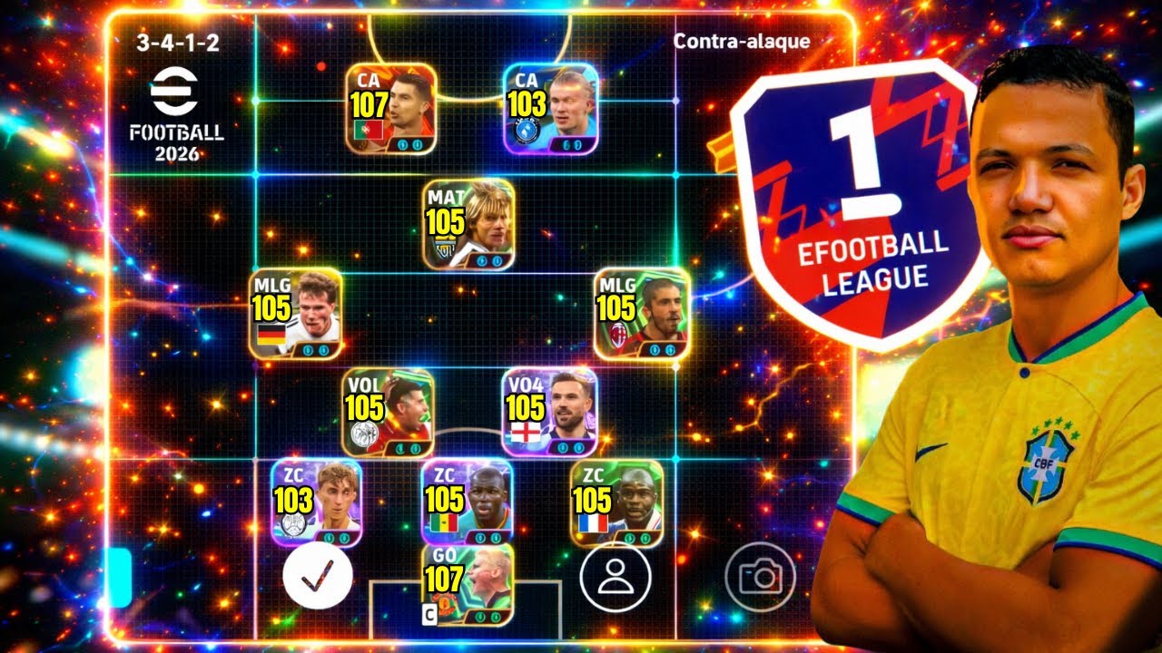 🔥 MINHA T&Aacute;TICA PRA PEGAR PRIMEIRA DIVIS&Atilde;O NO eFOOTBALL 2026 (FUNCIONA!)
