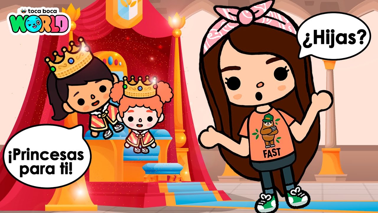 👑✨ &iexcl;Mis Hijas se Convierten en Princesas! | Luna Forever en Toca Boca Life 💖