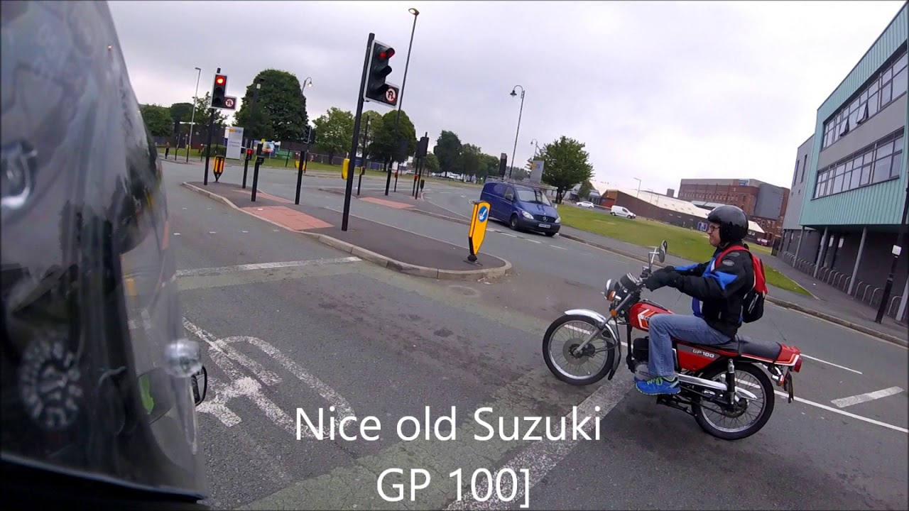 Nice Suzuki GP 100 on the road