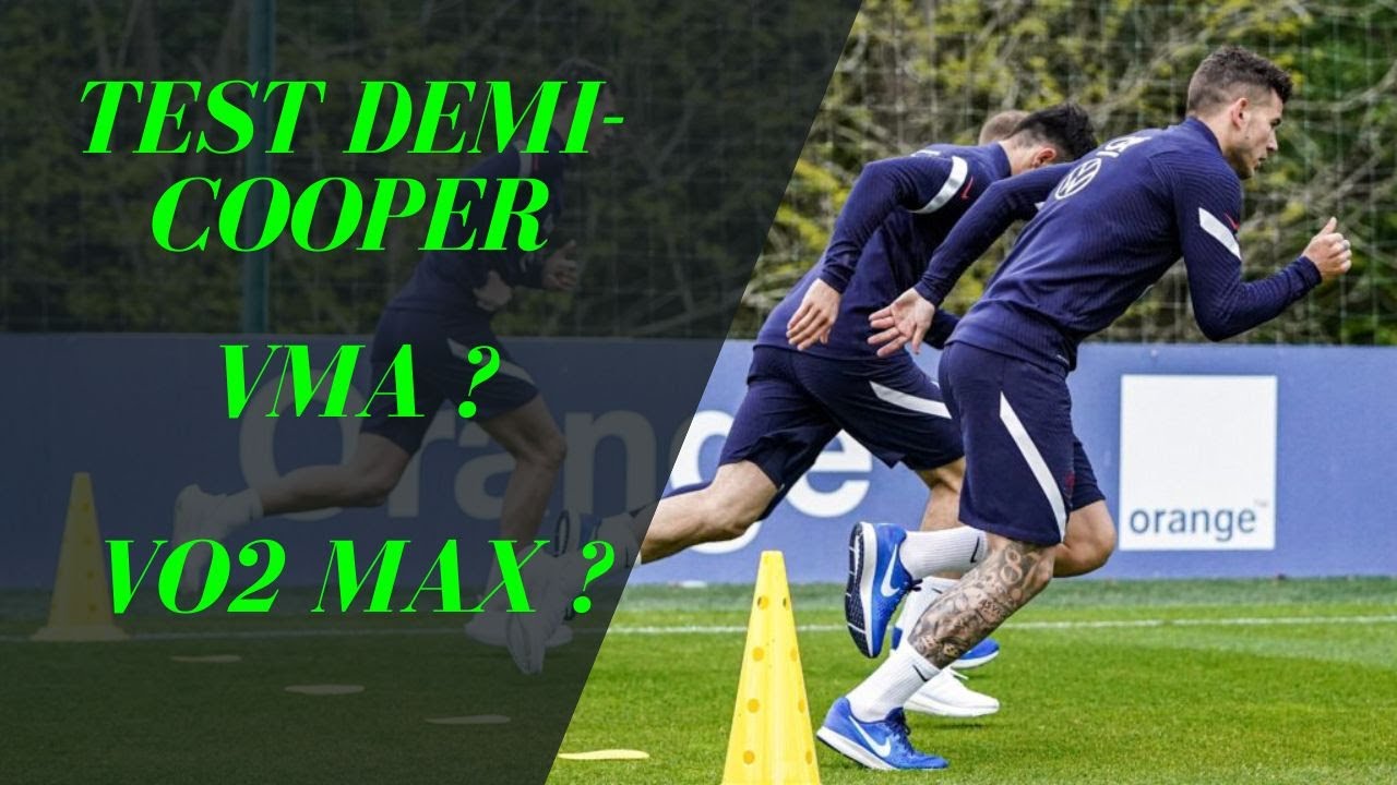 test demi cooper et calcule de VMA et VO2max