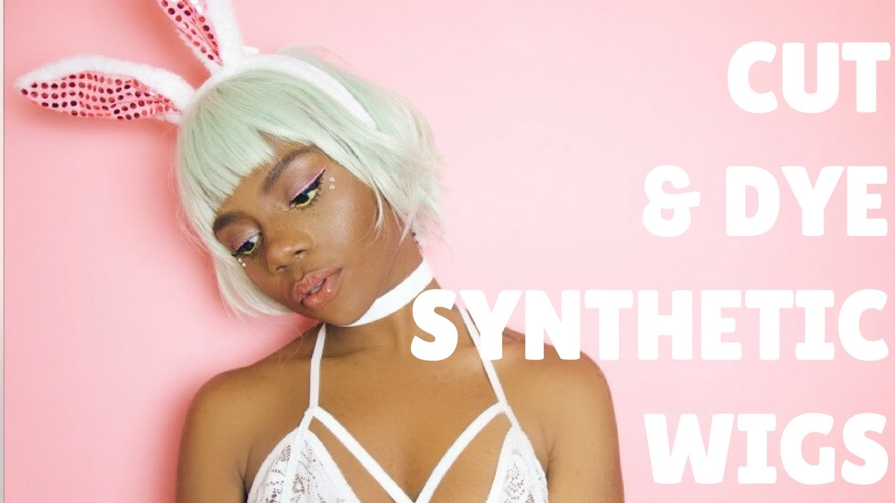 How To CUT & DYE A Synthetic Wig! | ANIME / JPOP Inspired!