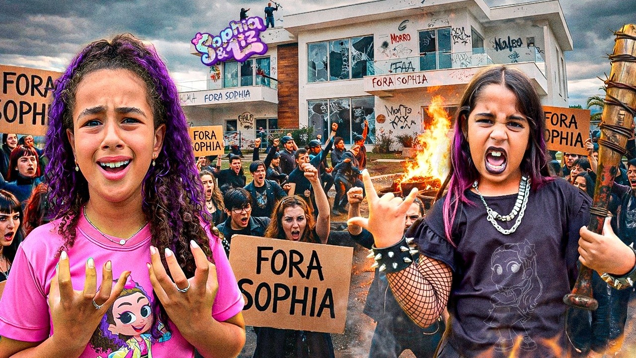 A LIZ SE TRANSFORMOU EM GÓTICA E VIROU AMIGA DA VALENTONA !