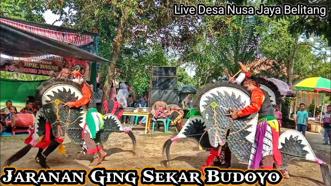 SENI JARANAN GING SEKAR BUDOYO LIVE NUSA JAYA BELITANG OKU TIMUR