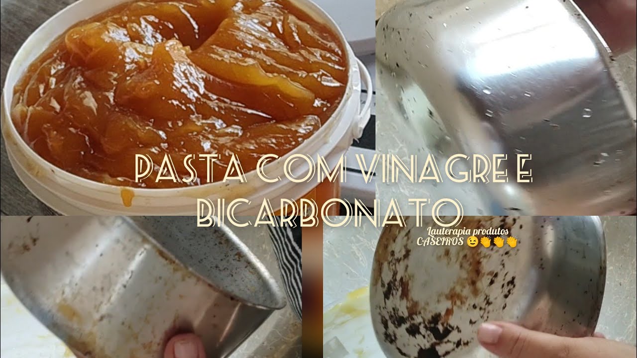 Pasta lava louça dupla potencia👏 vinagre e bicarbonato 🤑 potencia 🤑rentabilidade🤑economia doméstica🤑