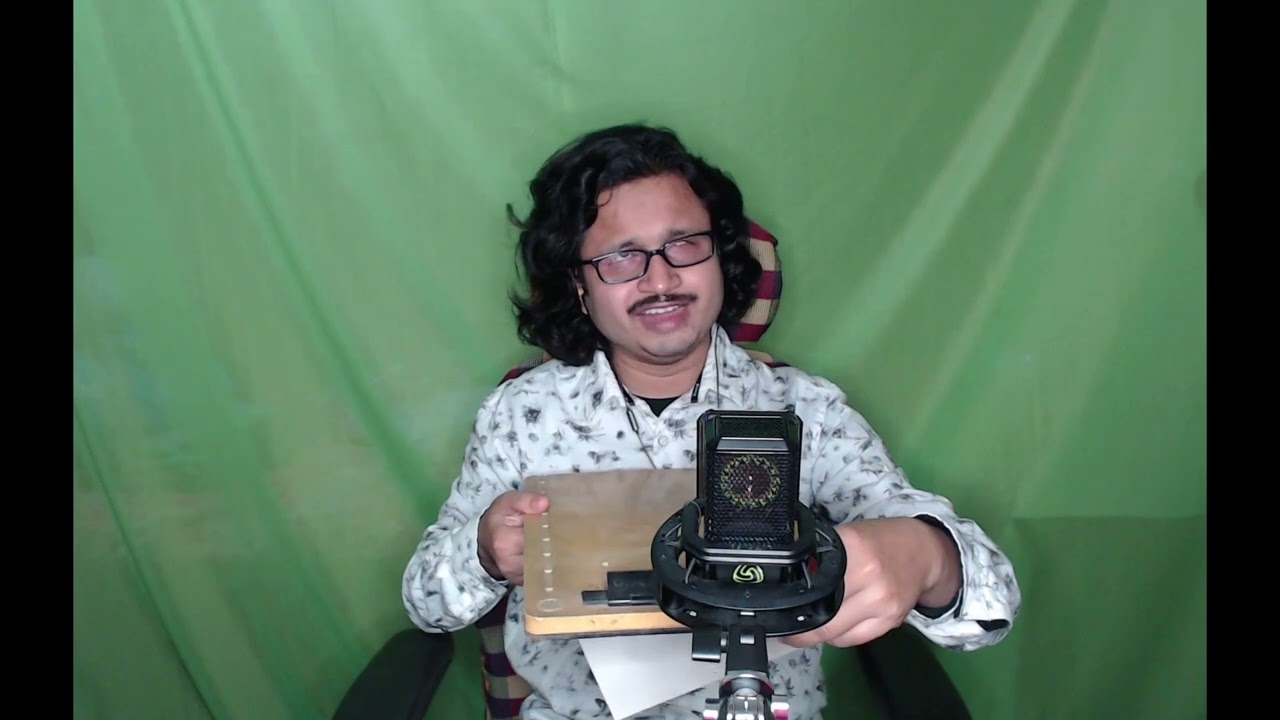 Pradip Chandra Sikdar, talking about Braille system for the blind on behalf of ABBTA