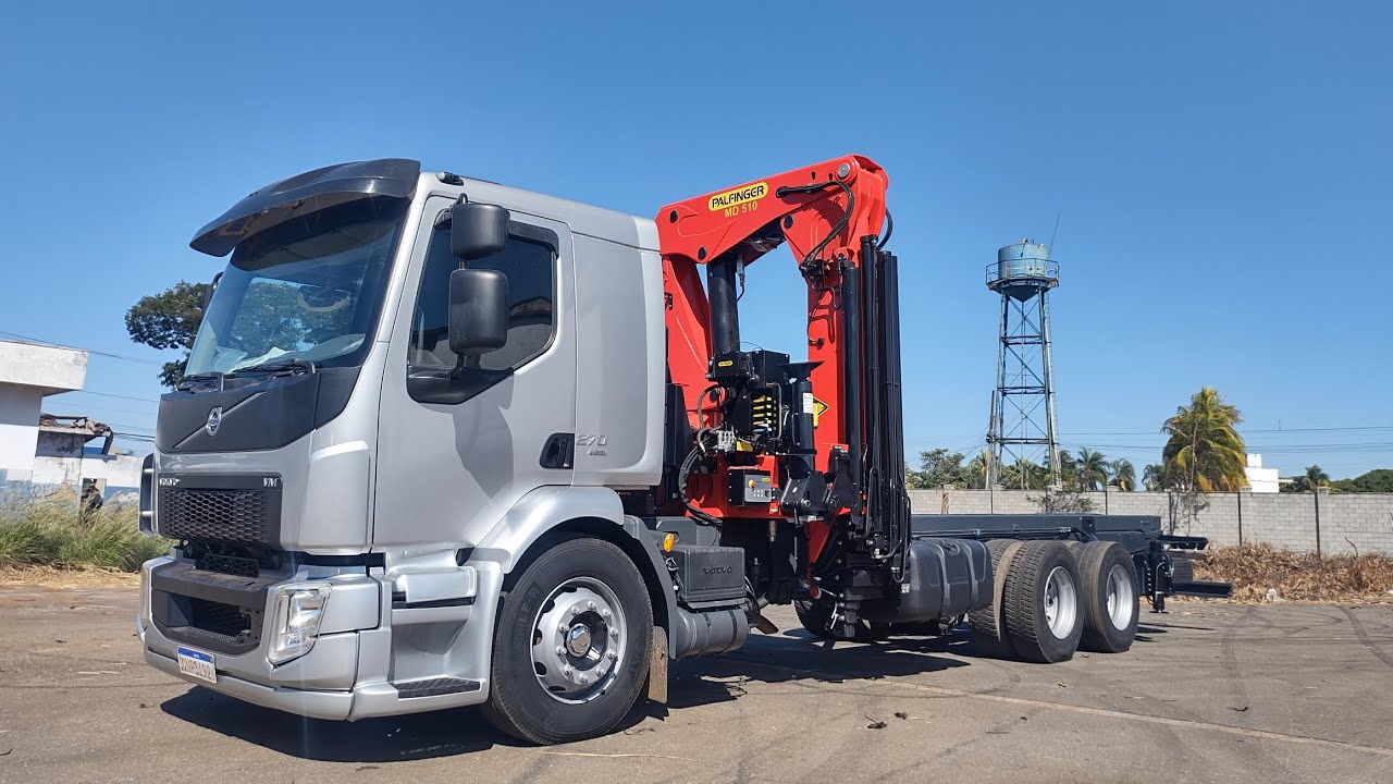 Apresentação MD 510 Guindaste Palfinger, a melhor máquina do Brasil.