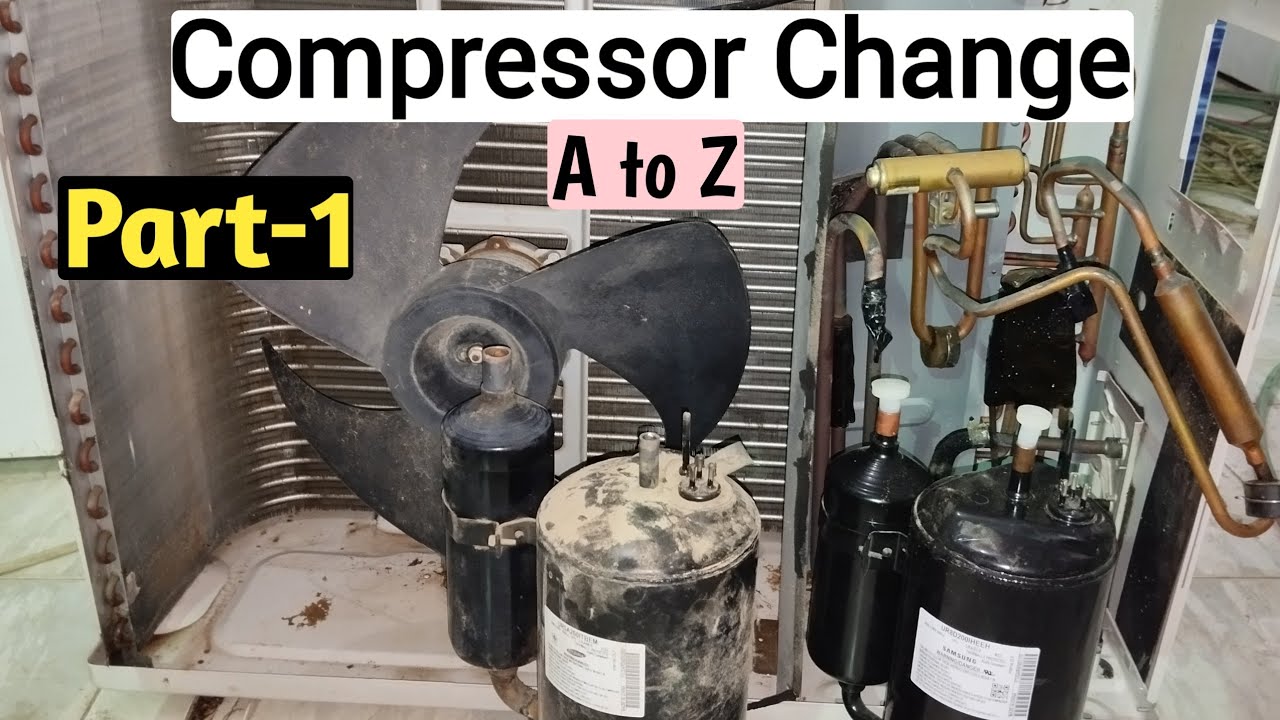 How to replace split ac compressor! Split AC ka compressor kaise change kare /Part -1