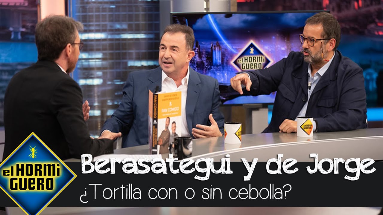 &iquest;Tortilla con o sin cebolla? Mart&iacute;n Berasategui y David de Jorge entran en pol&eacute;mica - El Hormiguero