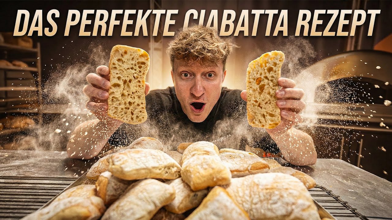 No-Knead Ciabatta-Weckerl mit Poolish | luftig wie vom Bäcker