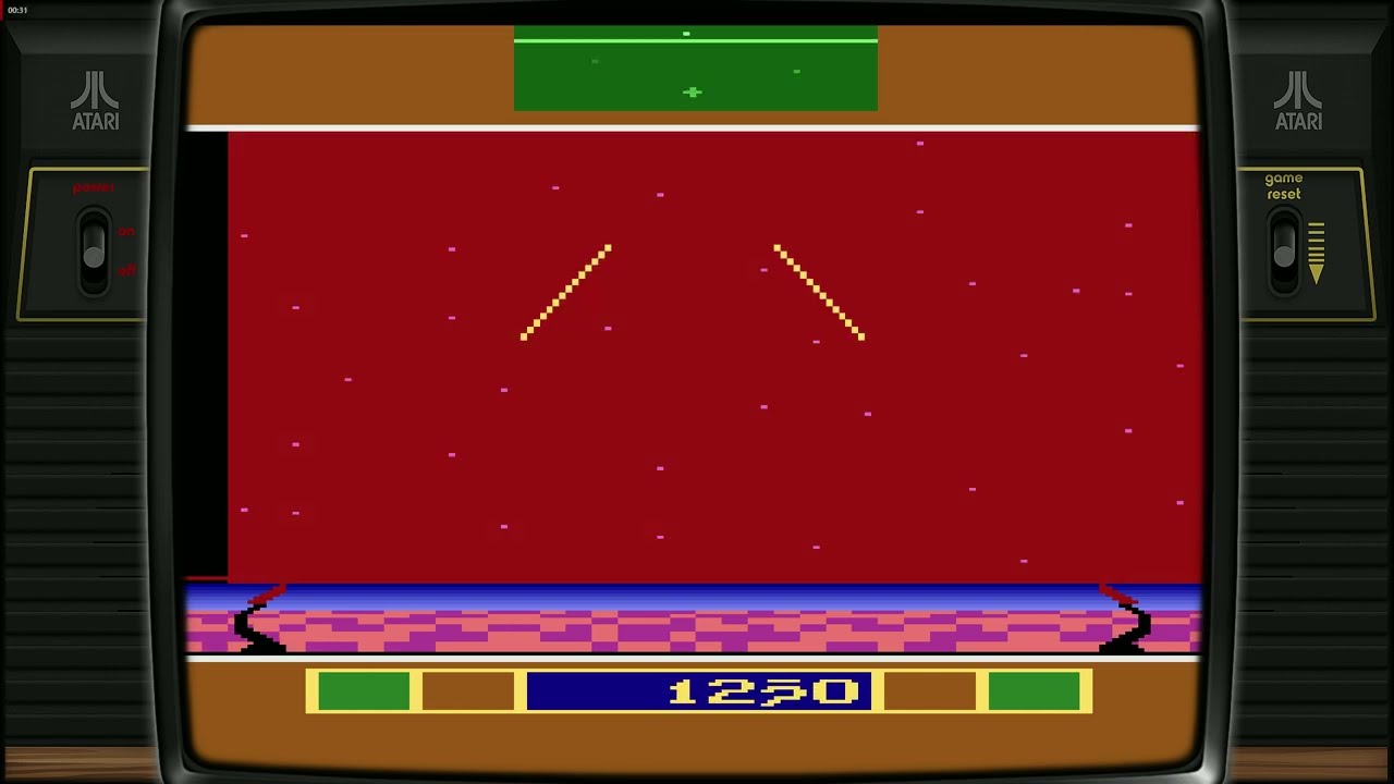 The Earth Dies Screaming (Atari 2600) Gameplay | Classic First-Person Space Defense Action