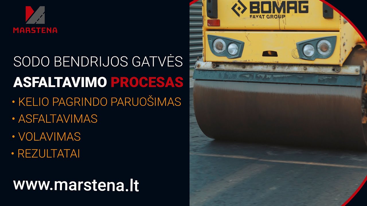 🛣️ Sodo Bebdrijos Gatvės Asfaltavimas | Marstena UAB | I&scaron;sprendžiame Sodų Bendrijų Kelio Problemas