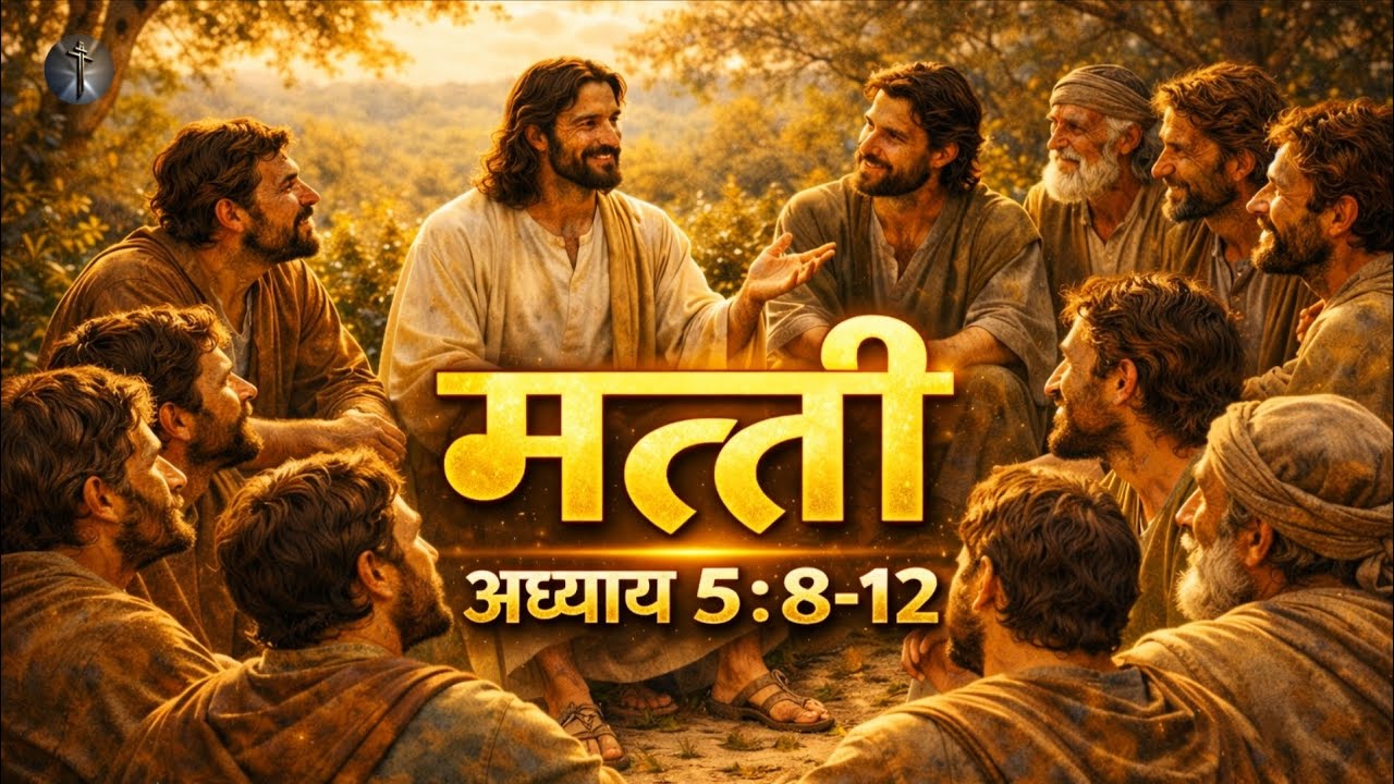 मत्ती रचित सुसमाचार अध्याय 5 : 8-12 | प्रभु यीशु मसीह के धन्य वचन | Bible Message।