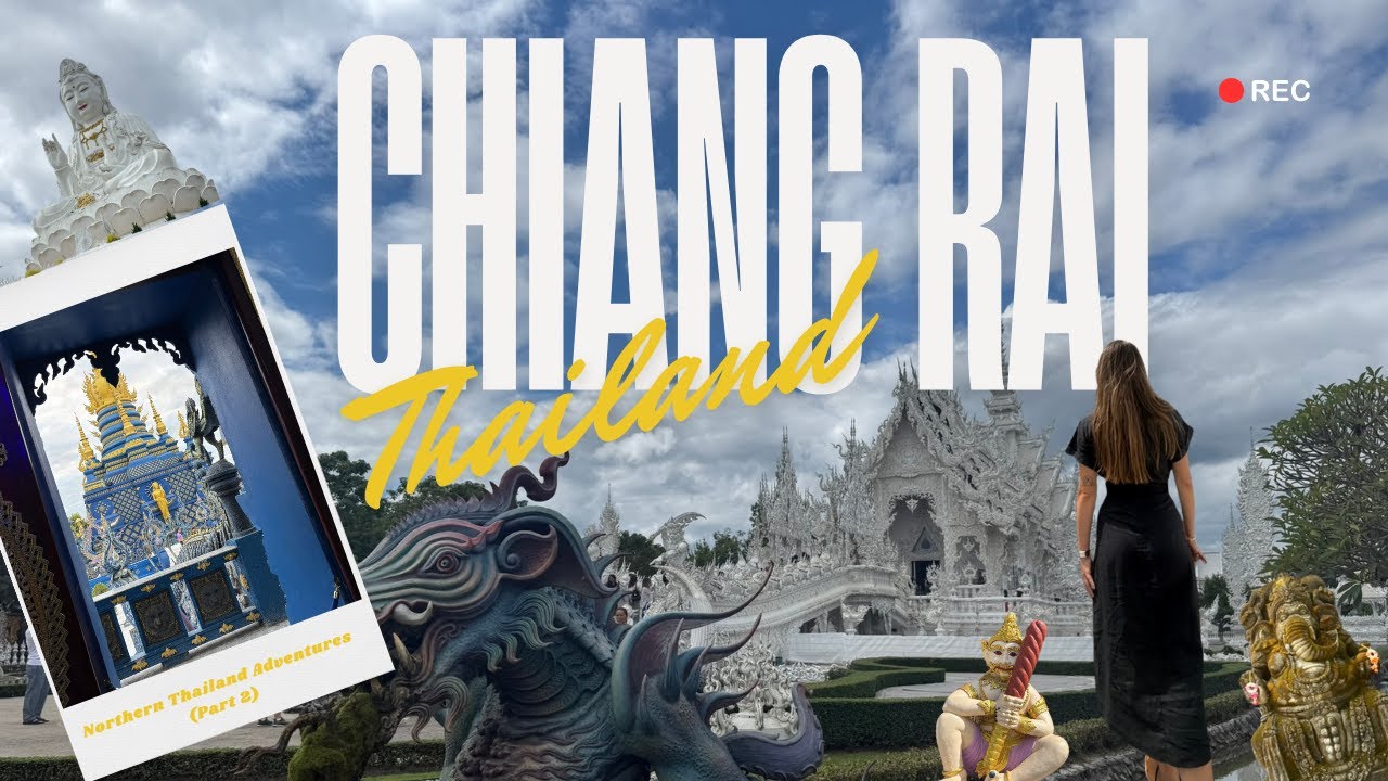 Chiang Rai Temple Run: Discover the famous White, Blue and Black temples with us 🛕
