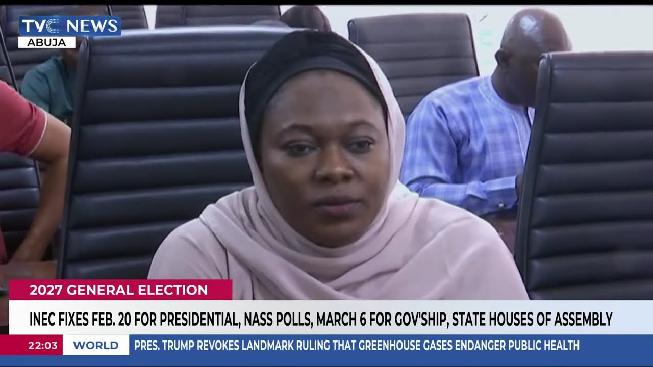 INEC Announces Dates For Presidential, NASS, Gov'ship, State Assembly Elections