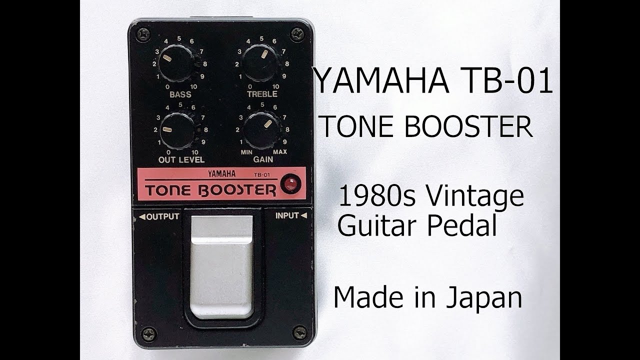 Yamaha TB-01 Tone Booster EQ 1980s Vintage Guitar Pedal Made in Japan