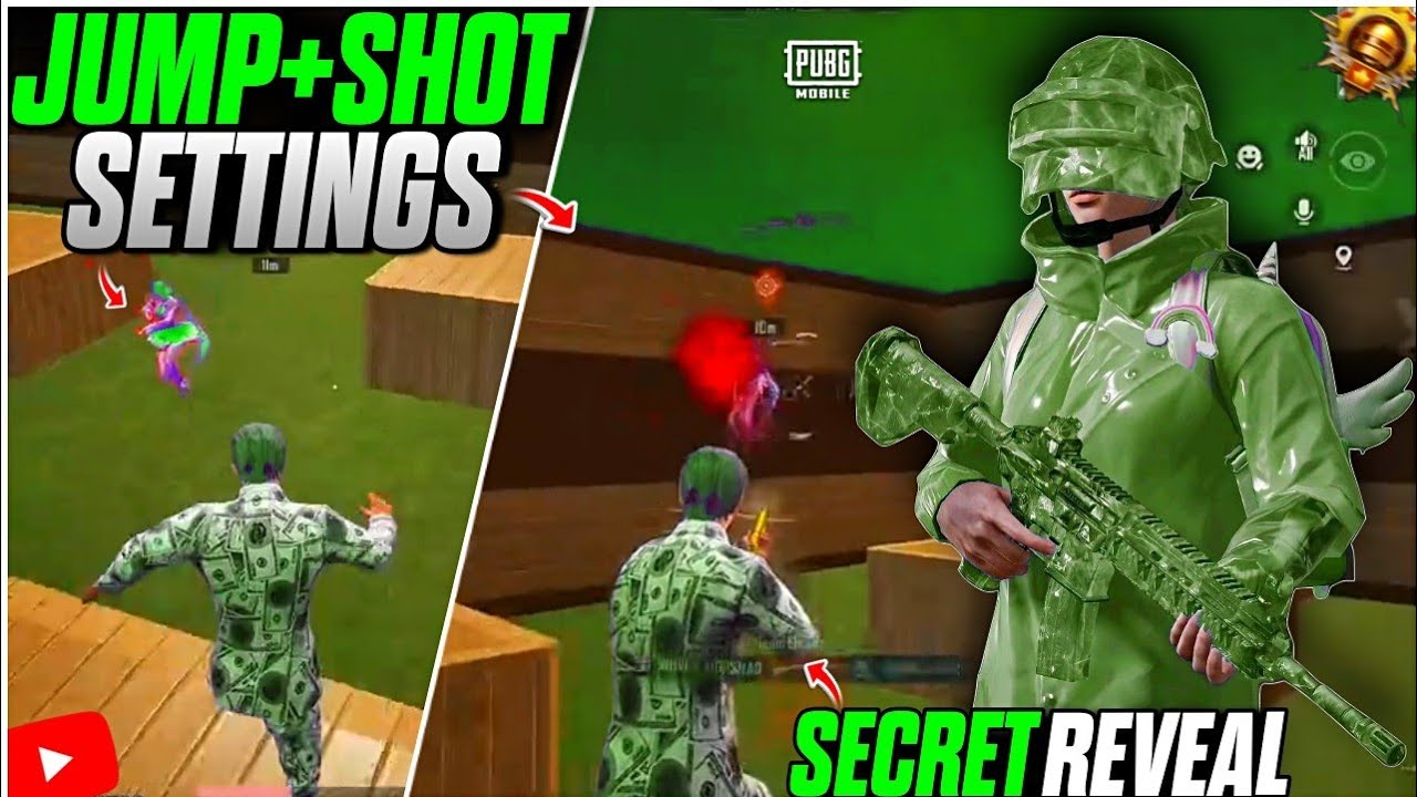 How To Add Jump & Shot Settings in PUBG WOW Map | Gun Enable Only While Jumping