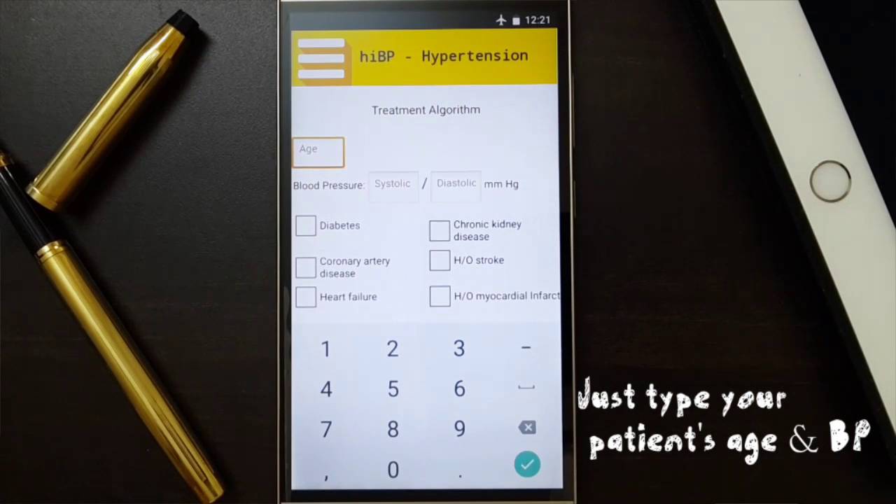 hiBP - Hypertension treatment algorithm for doctors