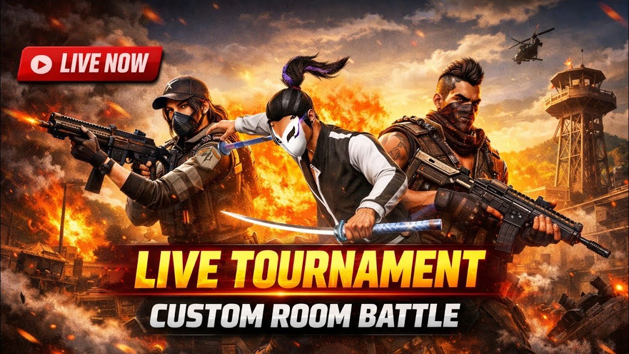 FREE FIRE LIVE 🔴 | TG ESPORTS CUSTOM ROOM | PRO PLAYERS BATTLE