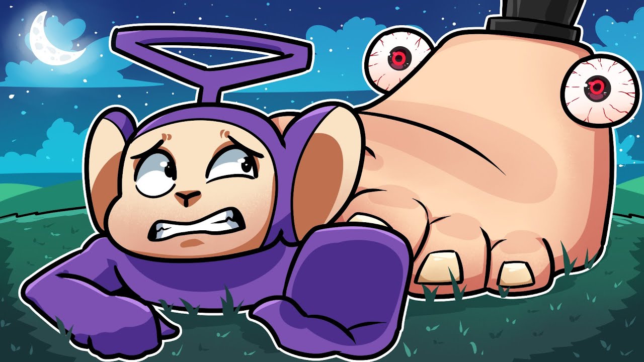 ESCAPE FROM STINKY FEET! | Tinky Winky Plays: Roblox CREEPS
