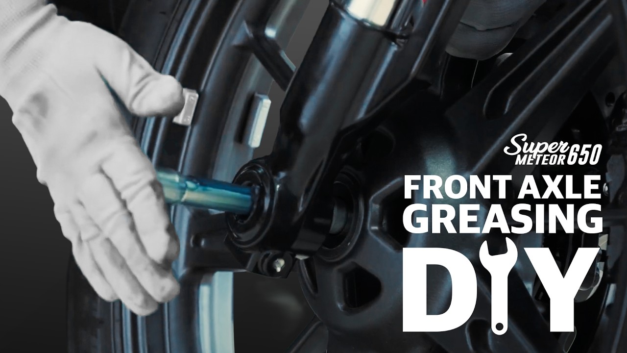 Grease Your Super Meteor 650's Front Axle #diy