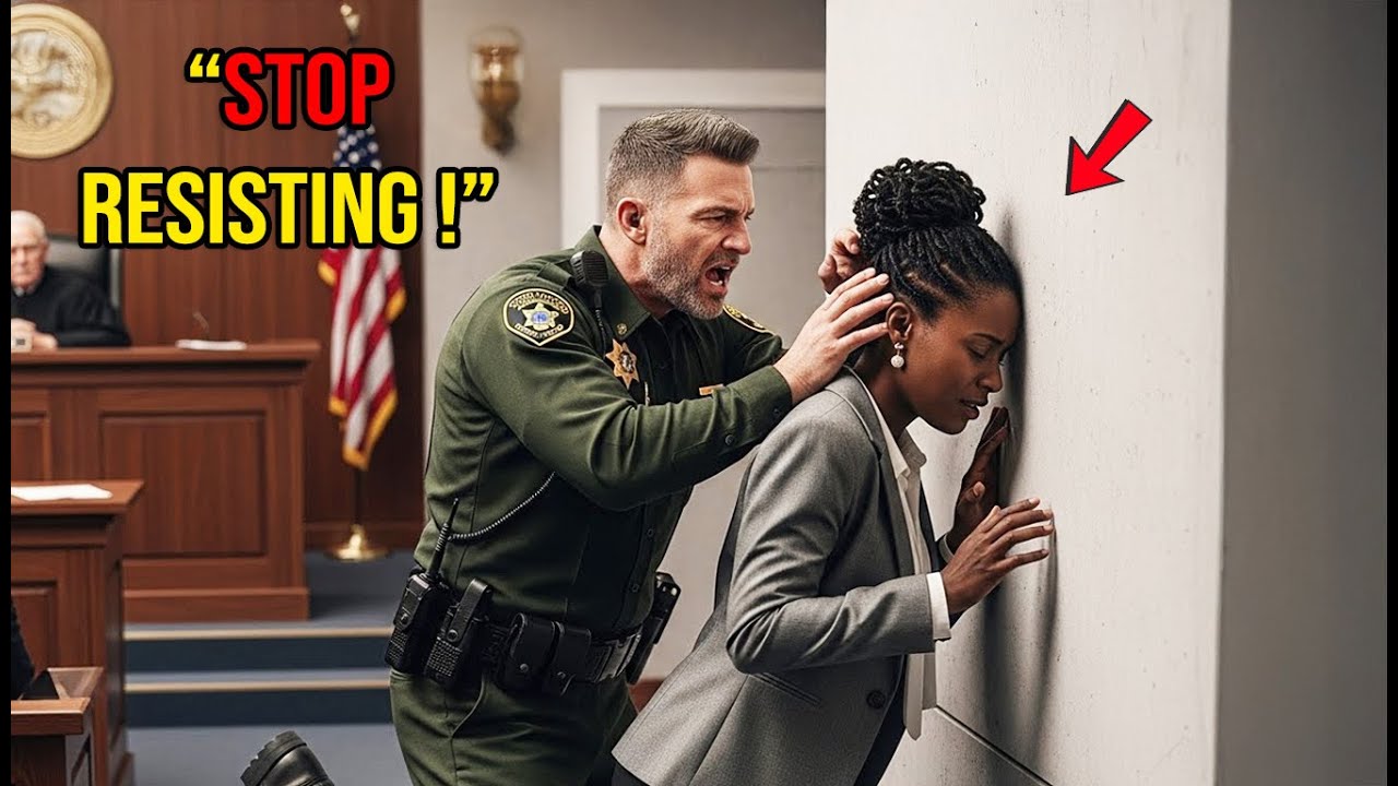 Cop Slams Black Woman Against Court Wall — He Freezes When Judge Says She's His New Boss