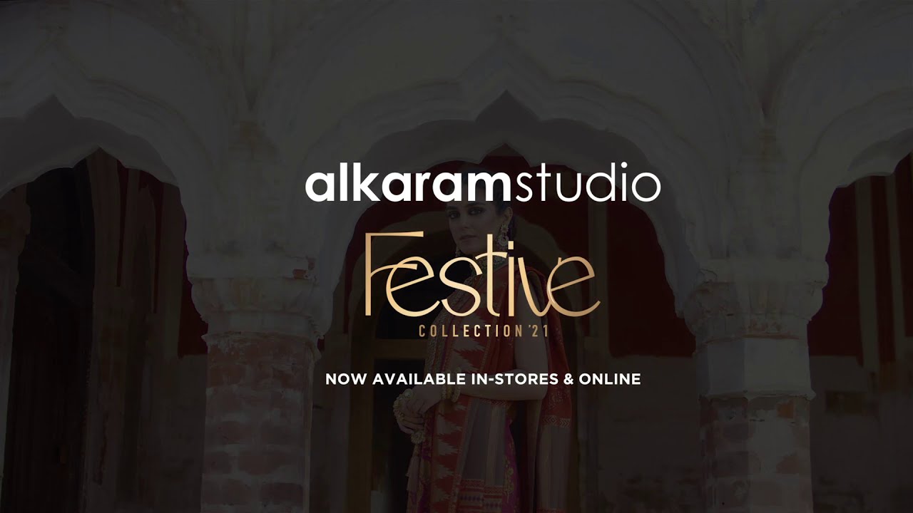Alkaram Studio  - Festive Collection 2021 - #MayaXAlkaram