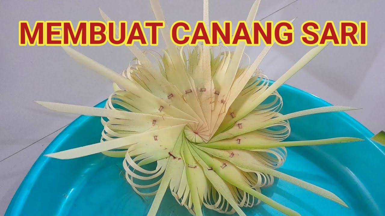 Membuat canang sari simpel dan cantik
