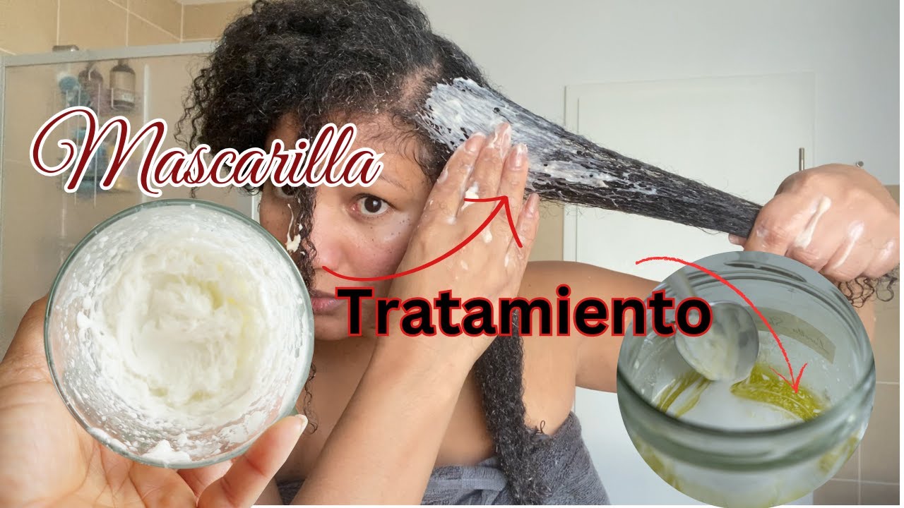 Mascarillas para el cabello afro y tratamiento profundo- Rutina completa de un cabello afro crespo