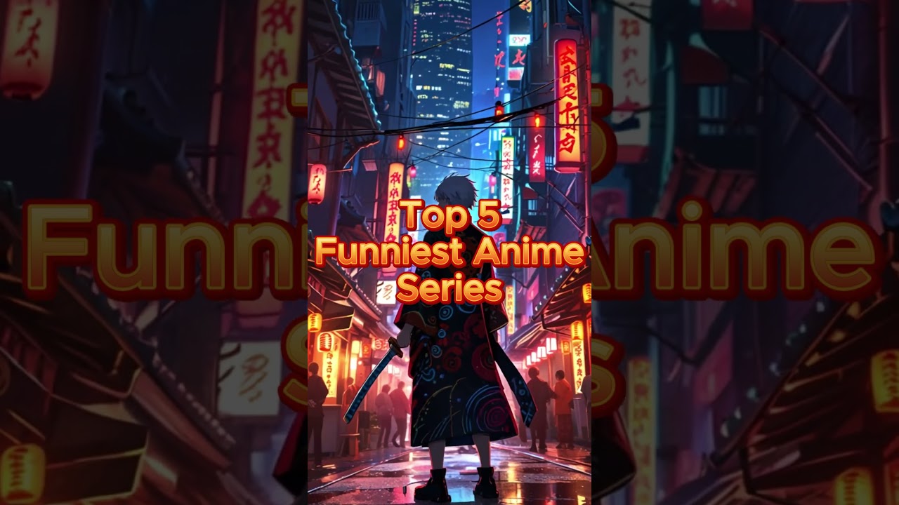 Top 5 Funniest Anime Series  #anime #top10 #funny