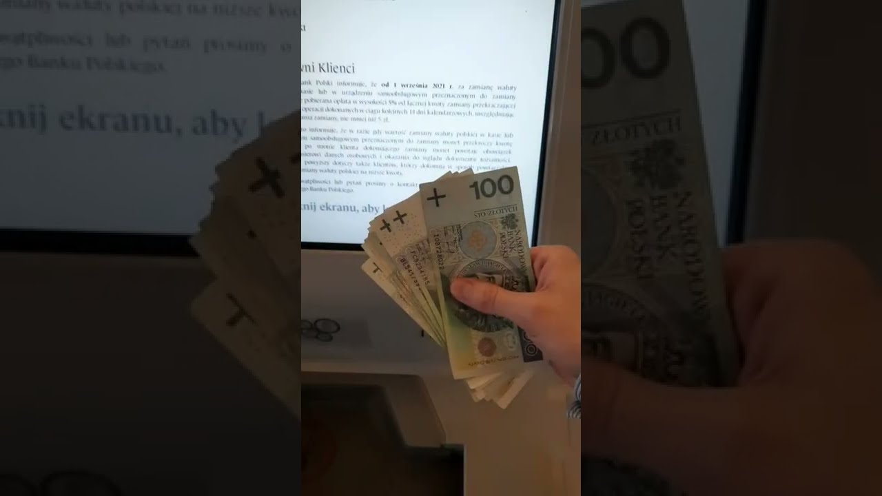 Narodowy Bank Polski. Zamiana monet. Działanie. Sortowanie, liczenie monet. Wymiana bilonu. Automat