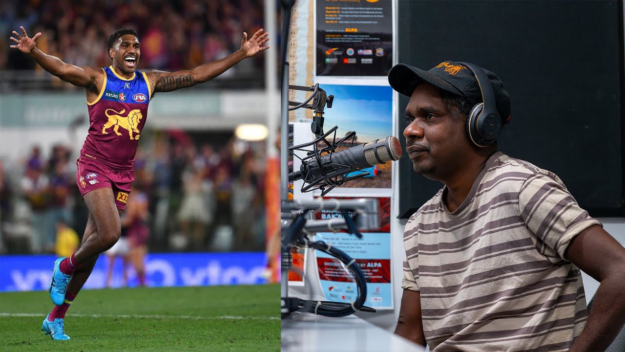 William Gumbula interviewing Keidean Coleman on Yolŋu Radio