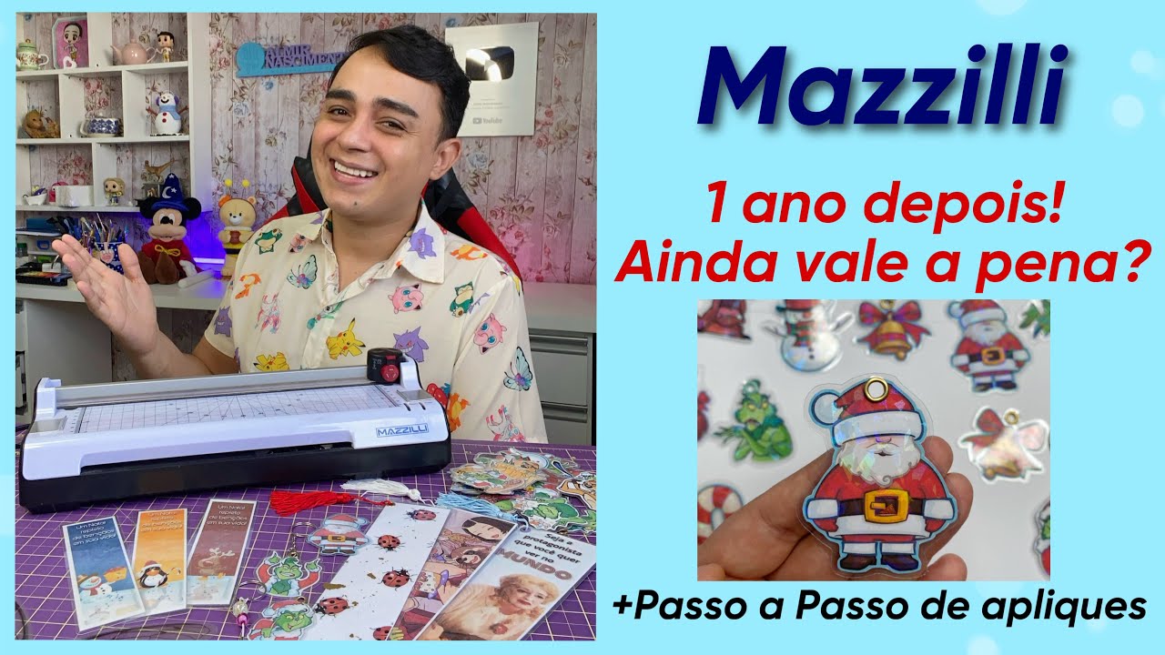 Plastificadora Mazzilli | 1 ano depois + Apliques de Natal plastificados 🎁
