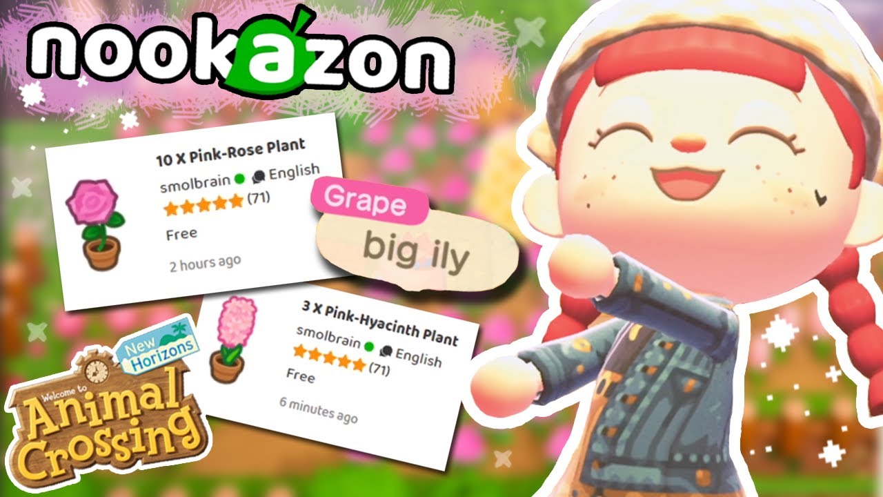 Giving away flowers for FREE on Nookazon! 🌼 | Animal Crossing New Horizons