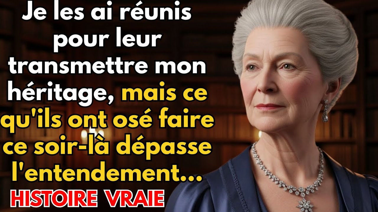 Je les ai réunis pour mon héritage, mais leurs actes ce soir-là ont tout changé...