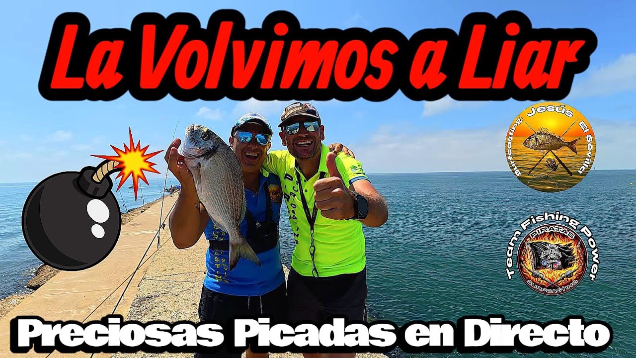 Picadas en Directo 💣💥‼️ Surfcasting desde Espigón‼️