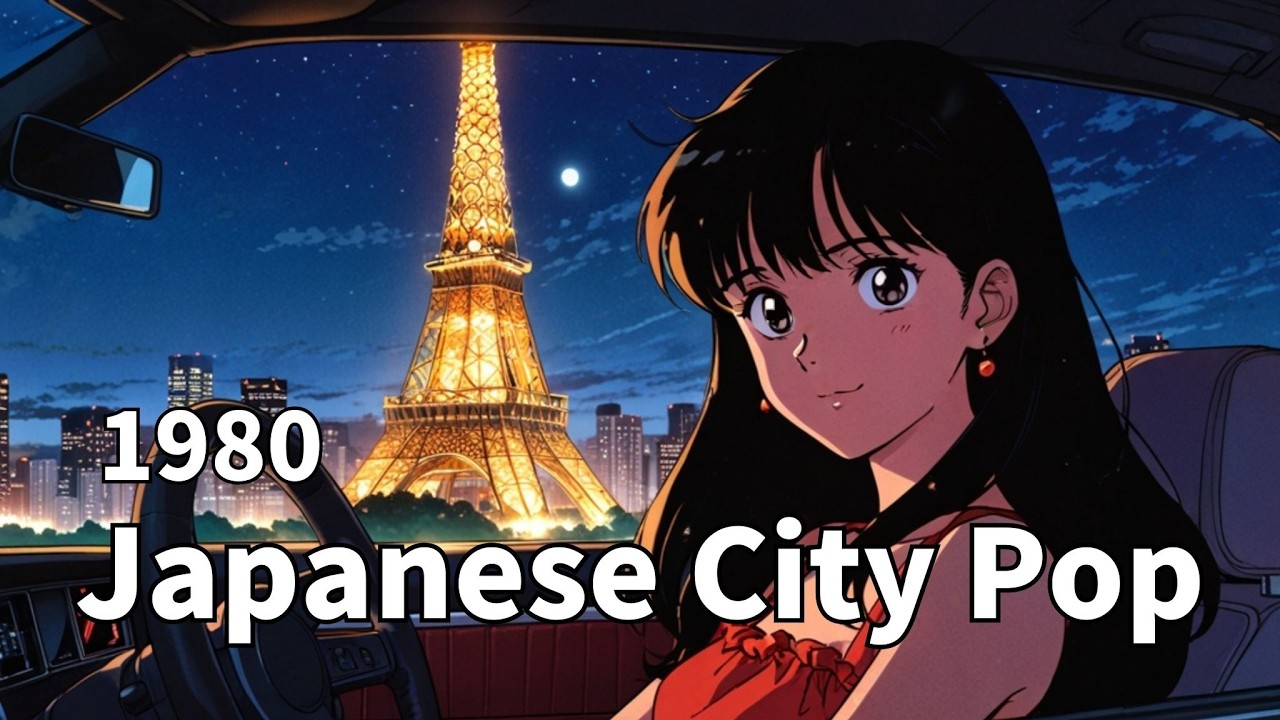 Japanese City Pop Night Drive 🌙 EWI Urban Cruise | Nostalgic 80s City Pop for Midnight Driving