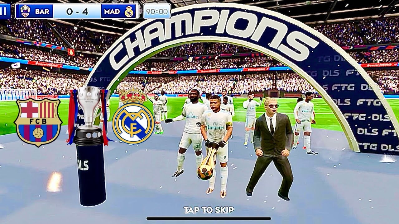 DLS 26 | Реал Мадрид против Барселоны | Эль Класико | Геймплей Dream League Soccer 2025 #dls26 #d...