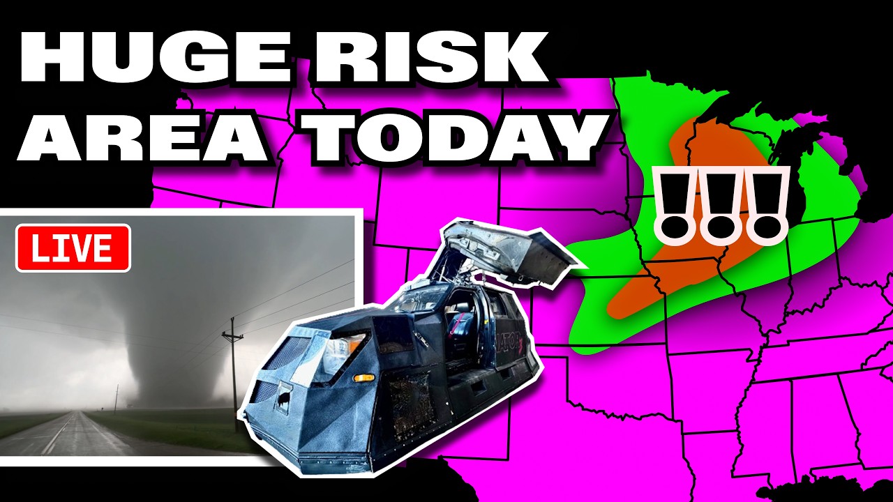 WATCH OUT! Big Tornado Day 2/3! - Live Storm Chase