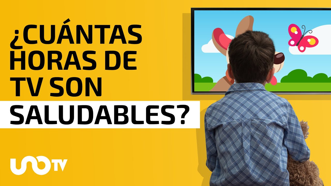 &iquest;Cu&aacute;l es el tiempo recomendado para que los ni&ntilde;os vean televisi&oacute;n?