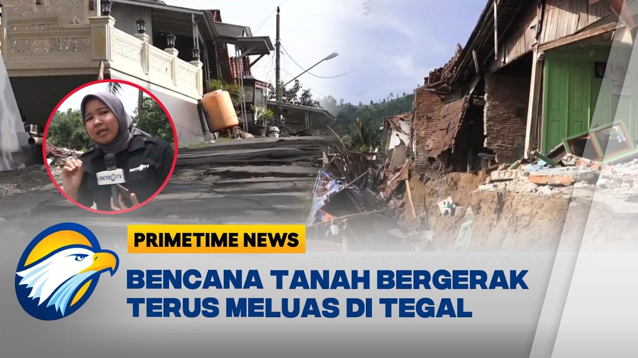 Tanah Bergerak Hancurkan Dua Dusun di Tegal | Metro Hari ini