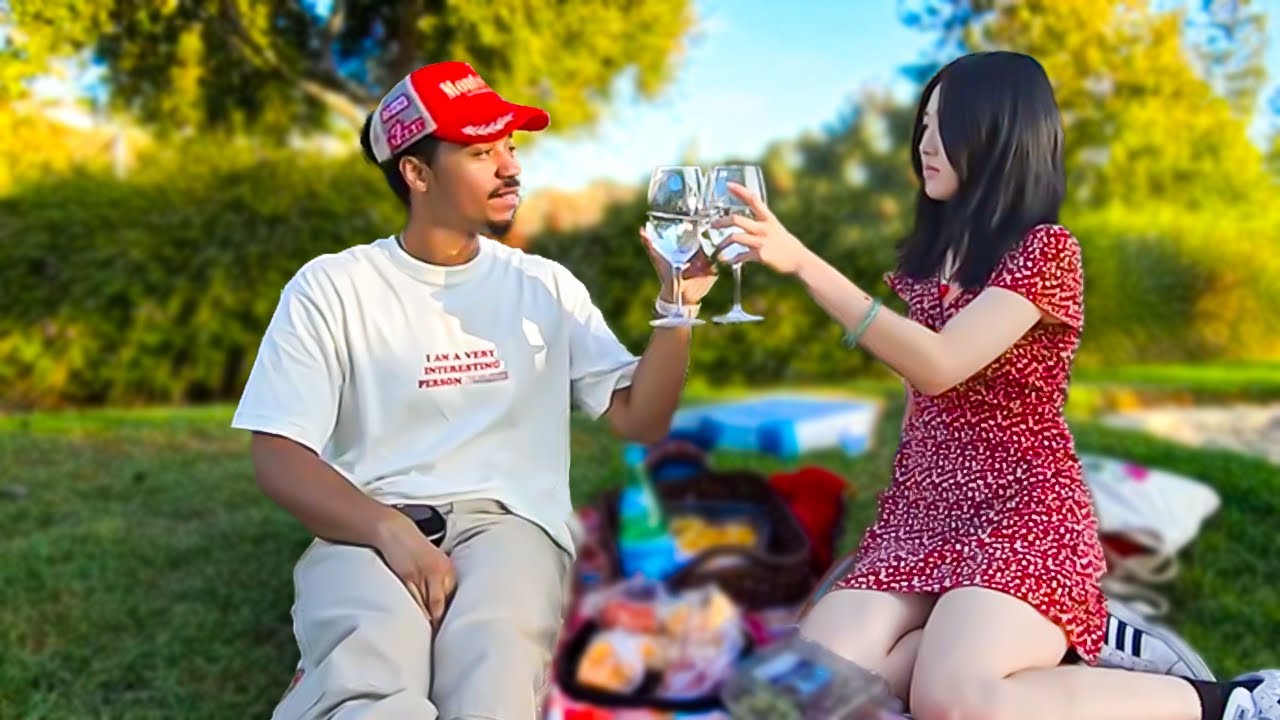 I took my crush on a picnic date..