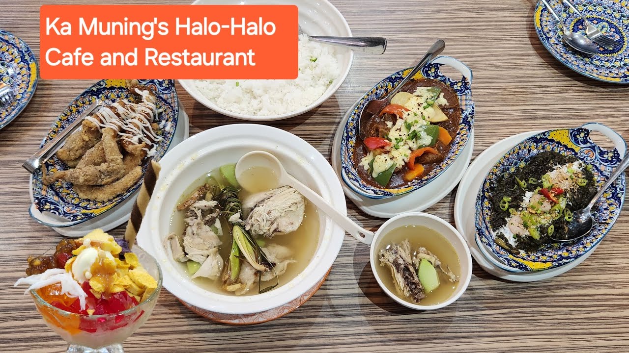 Ka Muning's Halo Halo Cafe and Restaurant Filipino Food and Frozen Dessert in Kamuning Quezon City