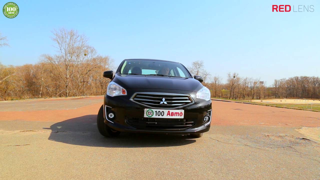 Mitsubishi Attrage - бюджетный седан. обзор от 100авто