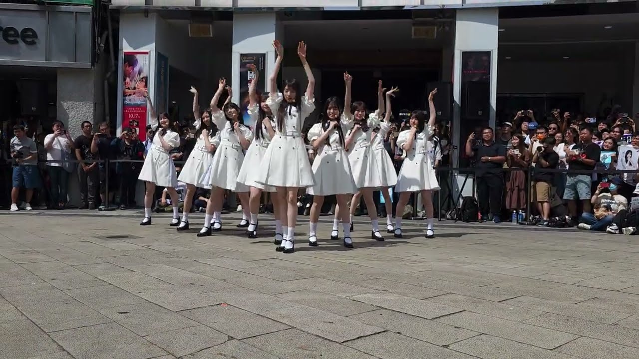 251011 乃木坂46 6期生「タイムリミット片想い」FREE LIVE 快閃活動 ゲリラライブ @台北西門站6號出口前廣場