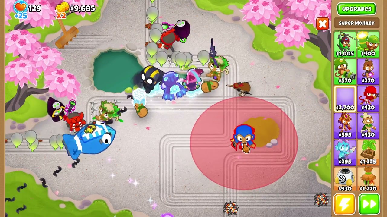 Xdein: Bloons TD 6 - Rake on Hard/Double HP MOABs - Magic Monkeys Only