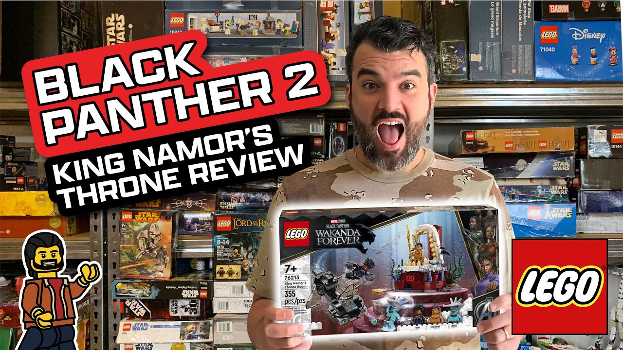 LEGO Review Marvel - King Namor's Throne Room set (76213)