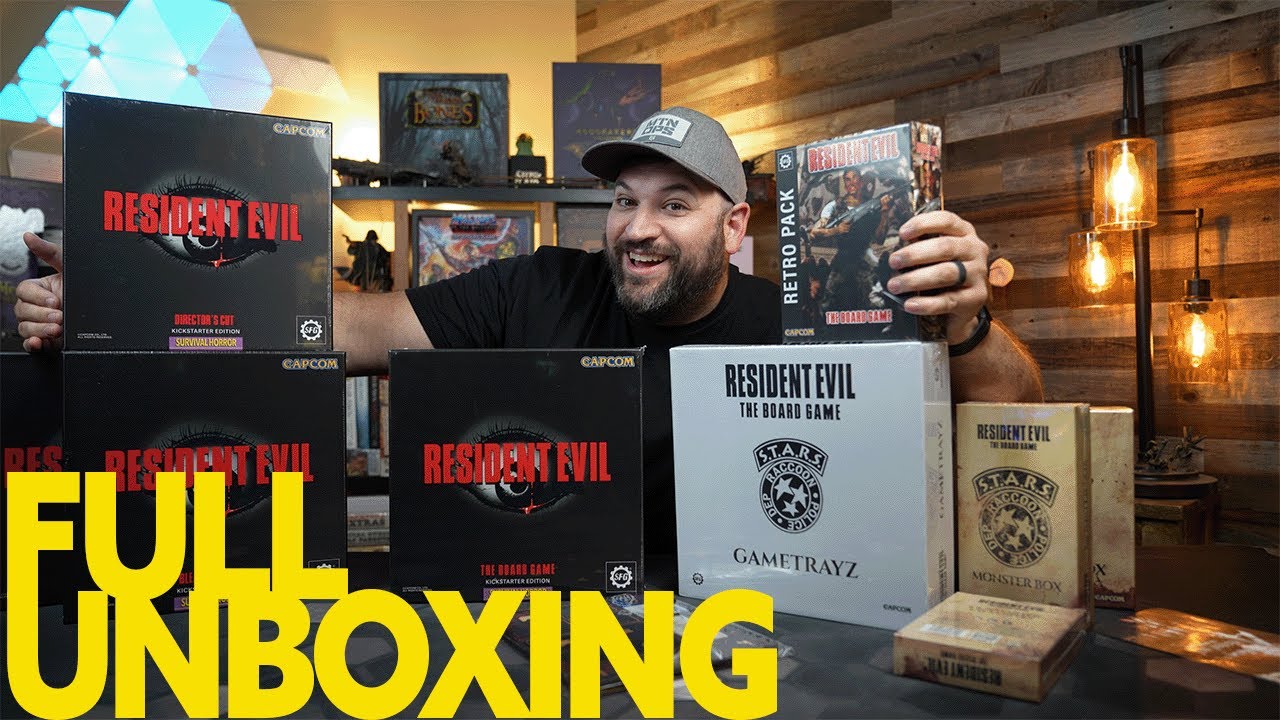 Resident Evil: The Board Game Unboxing and Rambling