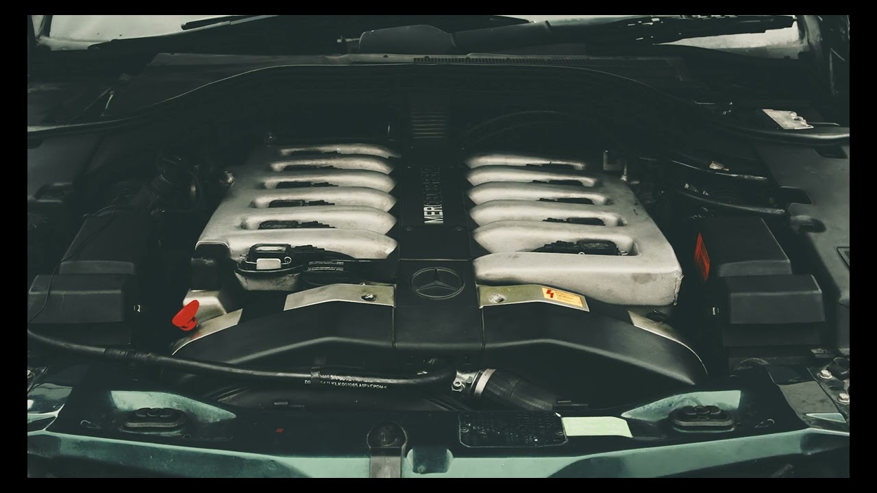 Mercedes-Benz W140 S600 V12 - Cold Engine Startup With Intake Mic 4K